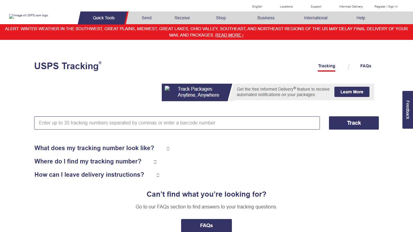 USPS.com - USPS Tracking